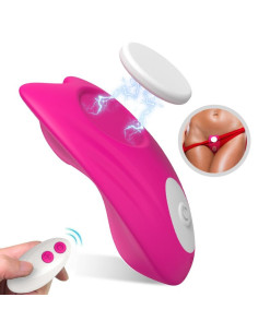 ARMONY - BUTTERFLY WEARABLE PANTIES VIBRATOR REMOTE CONTROL PINK