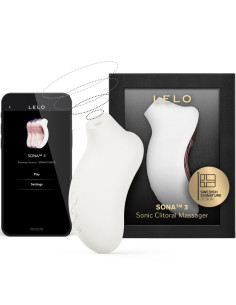 LELO - SONA 3 SONIC CLITORAL MASSAGER CREAM