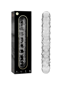 NEBULA SERIES BY IBIZA – 15 modelio dildo, borosilikatinis stiklas, skaidrus, 18,5 cm, 0–3 cm