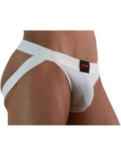BURN - 007 JOCK LYCRA WHITE S 2