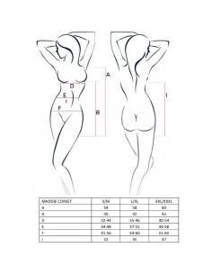 Aistra - moteriškas Maddie juodas korsetas S-M dydis 2