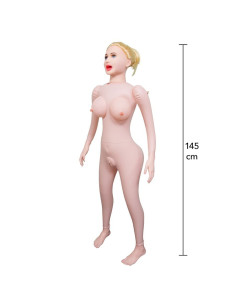HIDDEN DESIRE - LUSTY LOLA INFLATABLE DOLL 145 CM 2