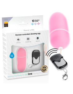 ONLINE - REMOTE CONTROL VIBRATING EGG L PINK