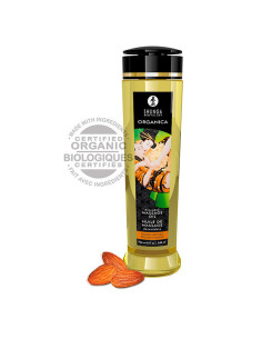 SHUNGA - ORGANIC ALMOND MASSAGE OIL 240 ML