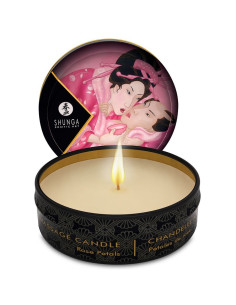 SHUNGA - MINI CARESS BY CANDLELIGHT DISPLAY MASSAGE CANDLES 24 UNITS