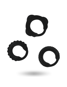 ADDICTED TOYS - C-RING SET BLACK