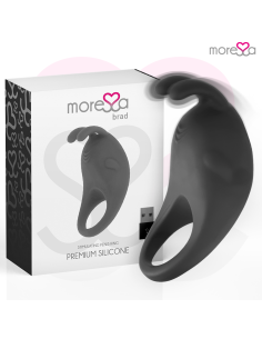 MORESSA - BRAD PREMIUM SILICONE RECHARGEABLE BLACK