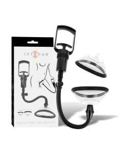 INTENSE - PUMP VAGINAL MANUAL PUMP WITH TWO INTERCHANGEABLE CUPS