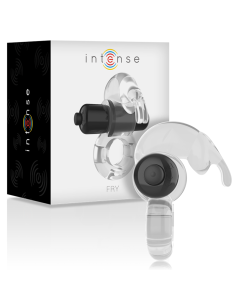 INTENSE - SKAIDRUS VIBRUOJAMAS ŽIEDAS KEPIMUI
