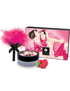 SHUNGA - EDIBLE MASSAGE POWDER KIT RASPBERRY
