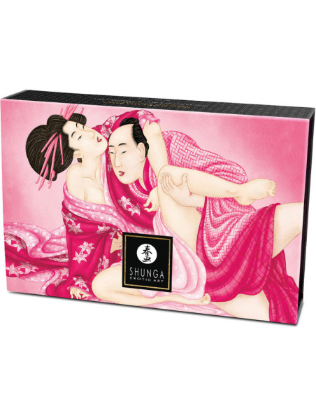 SHUNGA - EDIBLE MASSAGE POWDER KIT RASPBERRY