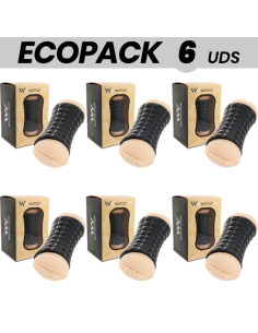 ECOPACK 6 VIENETAI - WOMANVIBE DVIGUBA GUMELĖ MASURBATORĖ