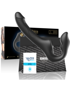 IBIZA - REMOTE CONTROL STRAPLESS VIBRATOR 3 MOTORS 1000 COMBINATIONS.