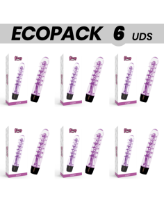 ECOPACK 6 VIENETŲ - GLOSSY LENNY VIBRATORIUS VIOLETINIS