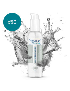 WATERFEEL - ANALINIS LUBRIKANTAS 150 ML PAKUOTĖJE 50 VIENETŲ