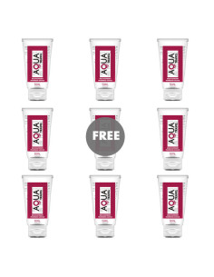 AQUA TRAVEL - WILD RASPBERRY FLAVOUR WATERBASED LUBRICANT - 50 ML 81 FREE