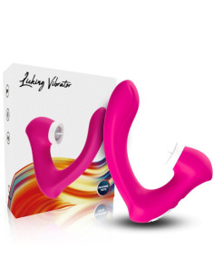 ARMONY - SECRETKISS LICKING VIBRATING CLIT and VIBRATOR CURVED FUCHSIA