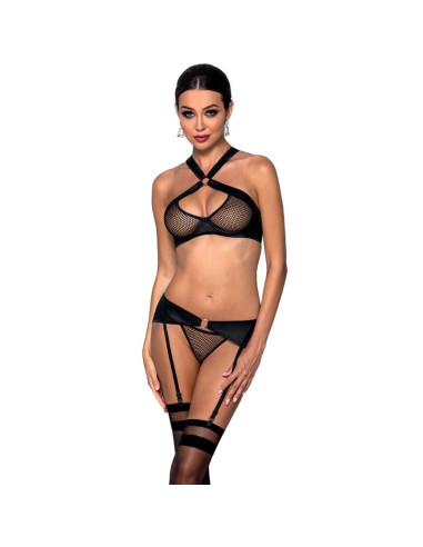 PASSION - AMANDA ECOLOGICAL LEATHER SET S-M