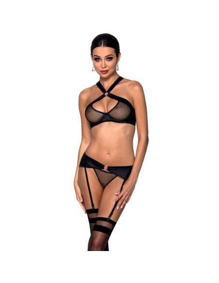 PASSION - AMANDA ECOLOGICAL LEATHER SET S-M