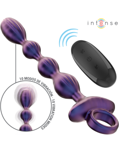 INTENSE - JACKIE VIBRUOJAMAS ANALINIS KAIŠTIS, 1 MODELIS, NUOTOLINIO VALDYMO PULTAS