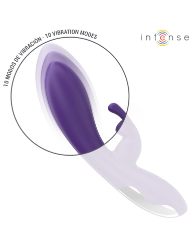 INTENSE - RANDALL RABBIT VIBRATORIUS 10 VIBRAVIMŲ VIOLETINIS