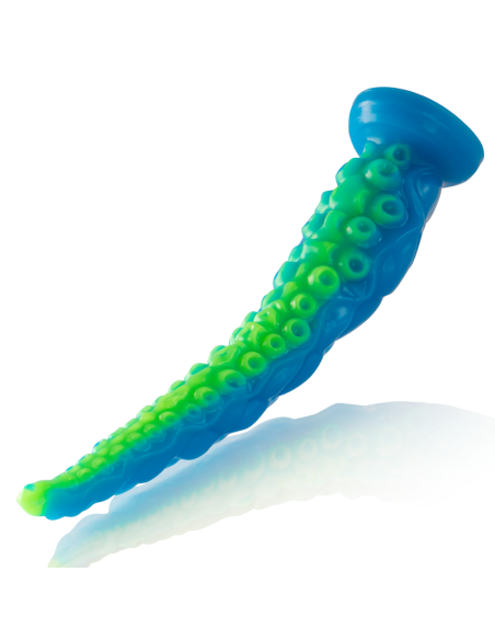 EPIC - SCYLLA fluorescencinis plonas čiuptuvinis dildo, didelis dydis