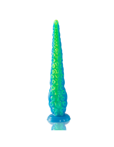 EPIC - SCYLLA fluorescencinis plonas čiuptuvinis dildo, didelis dydis