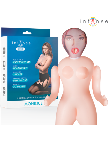 INTENSE DOLLS - MONIQUE INFLATABLE DOLL WITH THREE ORIFICES