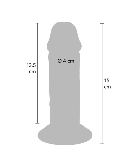 GET REAL - DELUXE STORAS DVIGUBOS TANKIO TPE DONG 15 CM