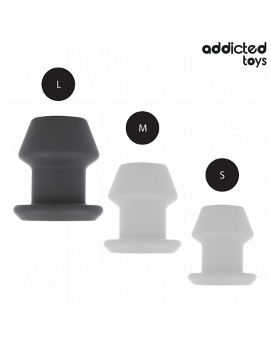 ADDICTED TOYS - EXTREME HOLLOW ANAL PLUG SILICONE SIZE L 10.4 CM