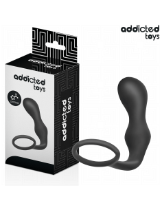 ADDICTED TOYS - ANALINIS KAIŠTIS SU ŽIEDU, SILIKONINIS, MODELIS 3 2
