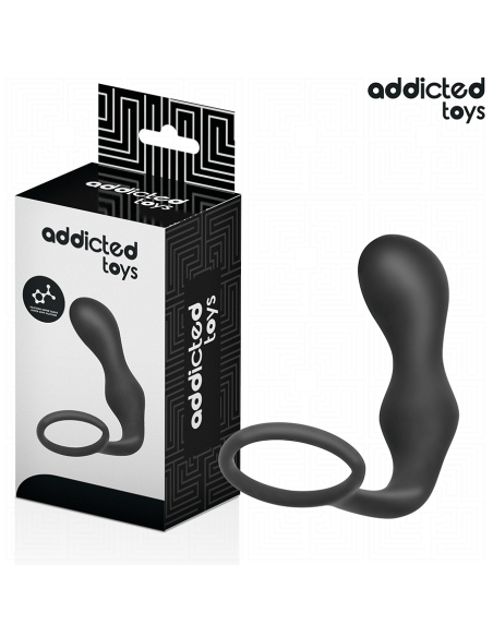 ADDICTED TOYS - ANALINIS KAIŠTIS SU ŽIEDU, SILIKONINIS, MODELIS 3
