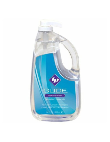 ID GLIDE - vandens pagrindo hipoalerginis lubrikantas, natūralus pojūtis, 1900 ml