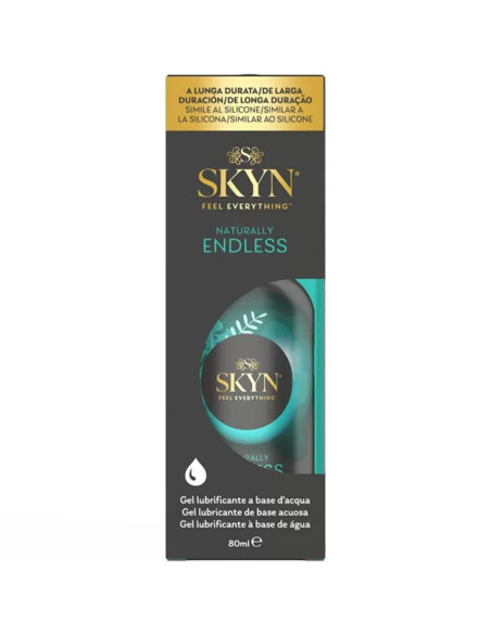 SKYN - NATŪRALIAI NESIBAIGIANČIO VANDENS PAGRINDO LUBRIKANTAS 80 ML