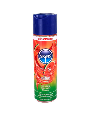 SKINS - VANDENS PAGRINDU PAGAMINTAS LUBRIKANTAS SU ARBUZO AROMATU 130 ML