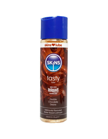 SKINS - TASTY WATER-BASED LUBRICANT DOUBLE CHOCOLATE 130 ML