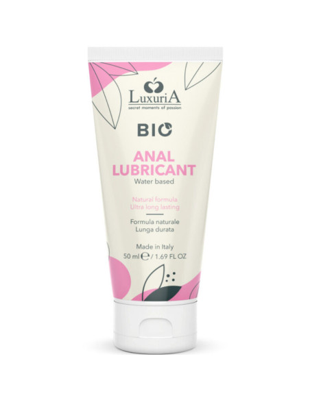 INTIMATELINE - LUXURIA BIO ANAL VANDENS PAGRINDU LUBRIKANTAS 50 ML