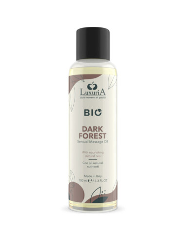 INTIMATELINE LUXURIA - BIO TAMSIOS MIŠKO MASAŽINIS ALIEJUS 100 ML