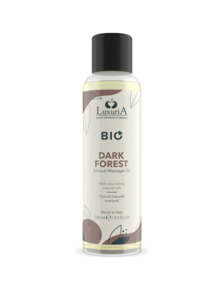 INTIMATELINE LUXURIA - BIO TAMSIOS MIŠKO MASAŽINIS ALIEJUS 100 ML