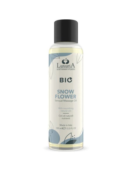 INTIMATELINE LUXURIA - BIO SNIEGO GĖLĖS MASAŽINIS ALIEJUS 100 ML