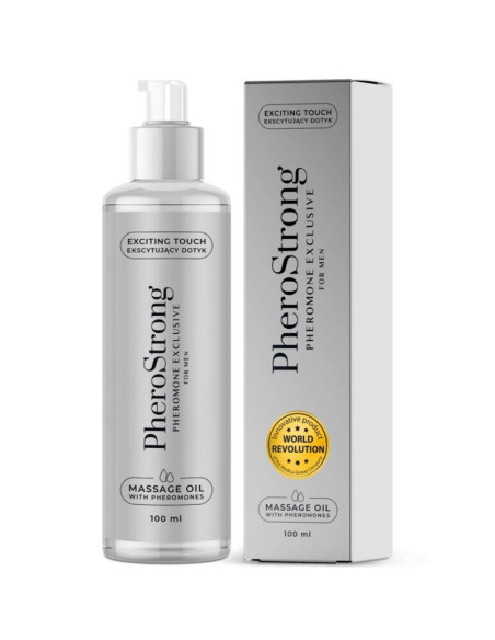 PHEROSTRONG - MASAŽINIS ALIEJUS, IŠSKIRTINAI VYRAMS, 100 ML