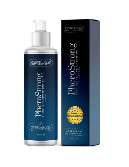 PHEROSTRONG - RIBOTO LEIDIMO MASAŽINIS ALIEJUS VYRAMS 100 ML