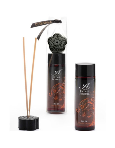 EXTASE SENSUAL - CHOCOLATE AND ORANGE STIMULATING OIL 100 ML