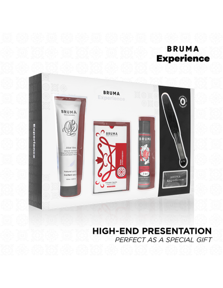 BRUMA XPERIENCE - SALDŽIŲJŲ BRAŠKIŲ VIBROORGASMINIO PAGUNDOMO RINKINYS