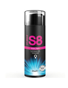 STIMUL8 - S8 ELECTRA klitorio stimuliuojantis gelis su šalčio efektu, 30 ml