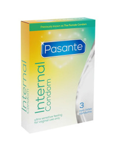 PASANTE - VIDINIAI PREZERVATYVAI BE LATEKSO, 3 VNT.