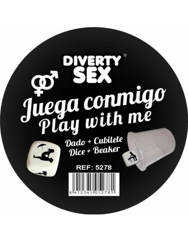 DIABLO PICANTE - WHITE HARD DICE WITH POSITIONS AND CUBE