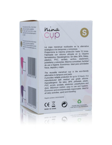 NINA KIKÍ - MENSTRUAL CUP PINK - SIZE S