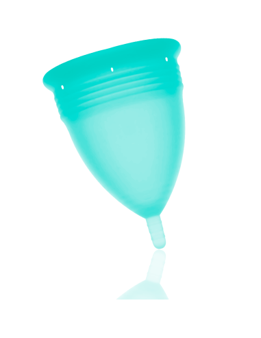 STERCUP - FDA patvirtinta silikoninė menstruacinė taurelė su akvamarino spalva - L dydis
