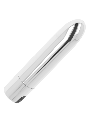 OHMAMA - SILVER VIBRATING BULLET 9.5 CM